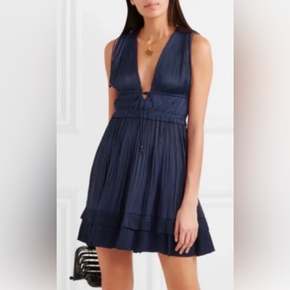 Ulla Johnson Giselle pleated mini dress